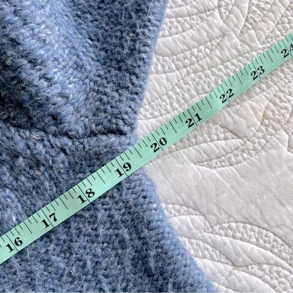 The GREAT - Shrunken Hearth Cardigan - Salt Water Blue - Picture 14 of 15